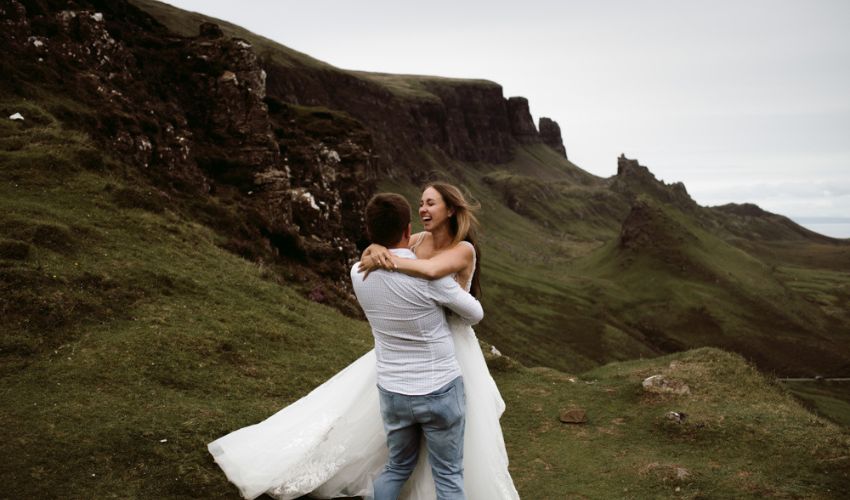 couple in the Skye, Scotland